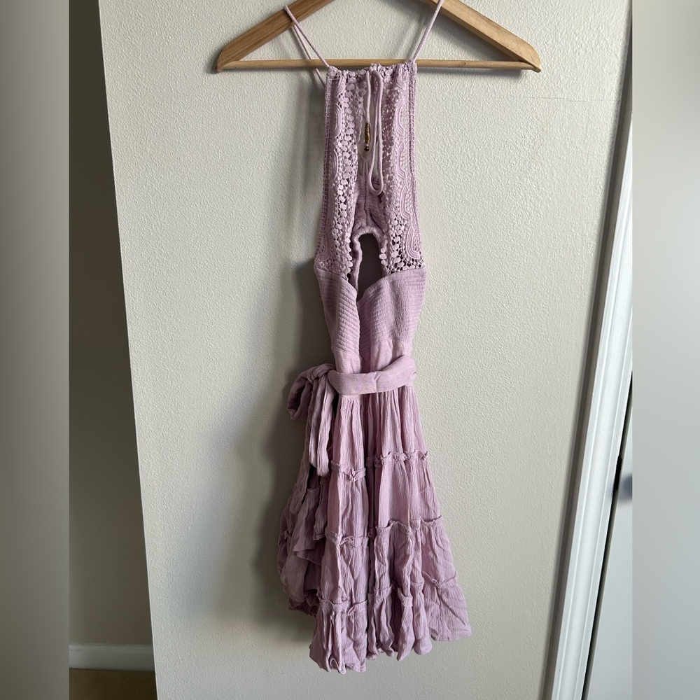 FREE PEOPLE Hot Dang Mini Dress Lilac Lavender Purple - Size XS - Picture 10 of 10